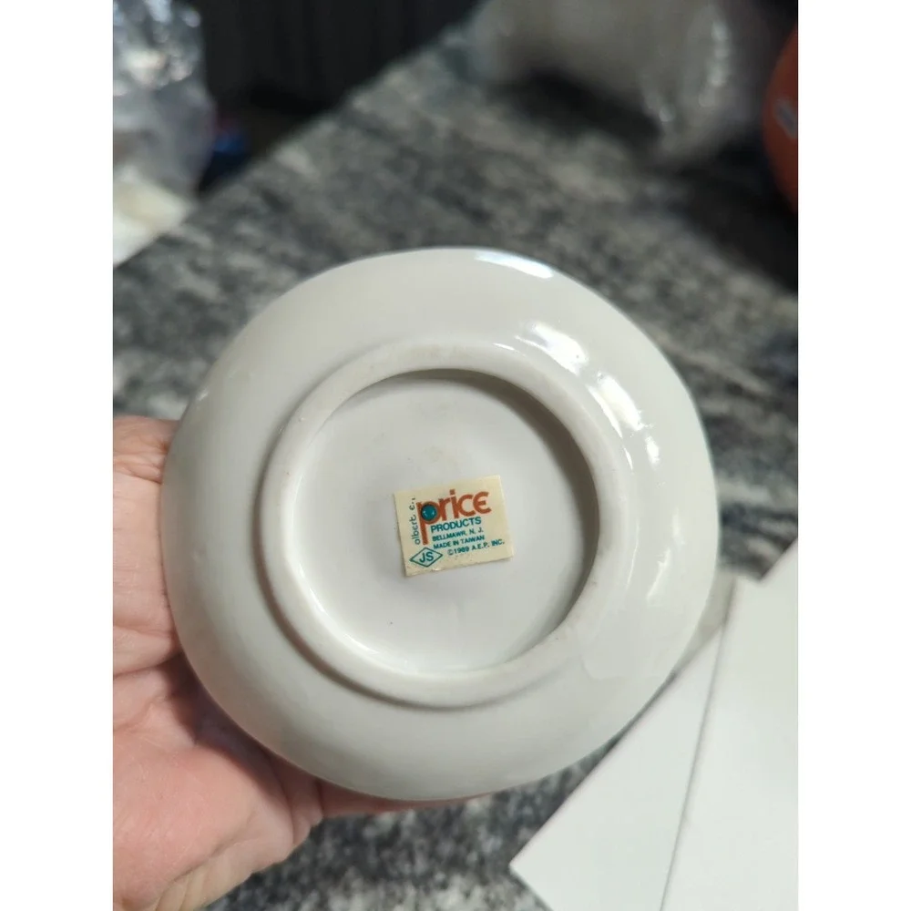 Vintage Albert Price Cottage Core Shabby Chic Floral Jewelry Holder Ring Dish